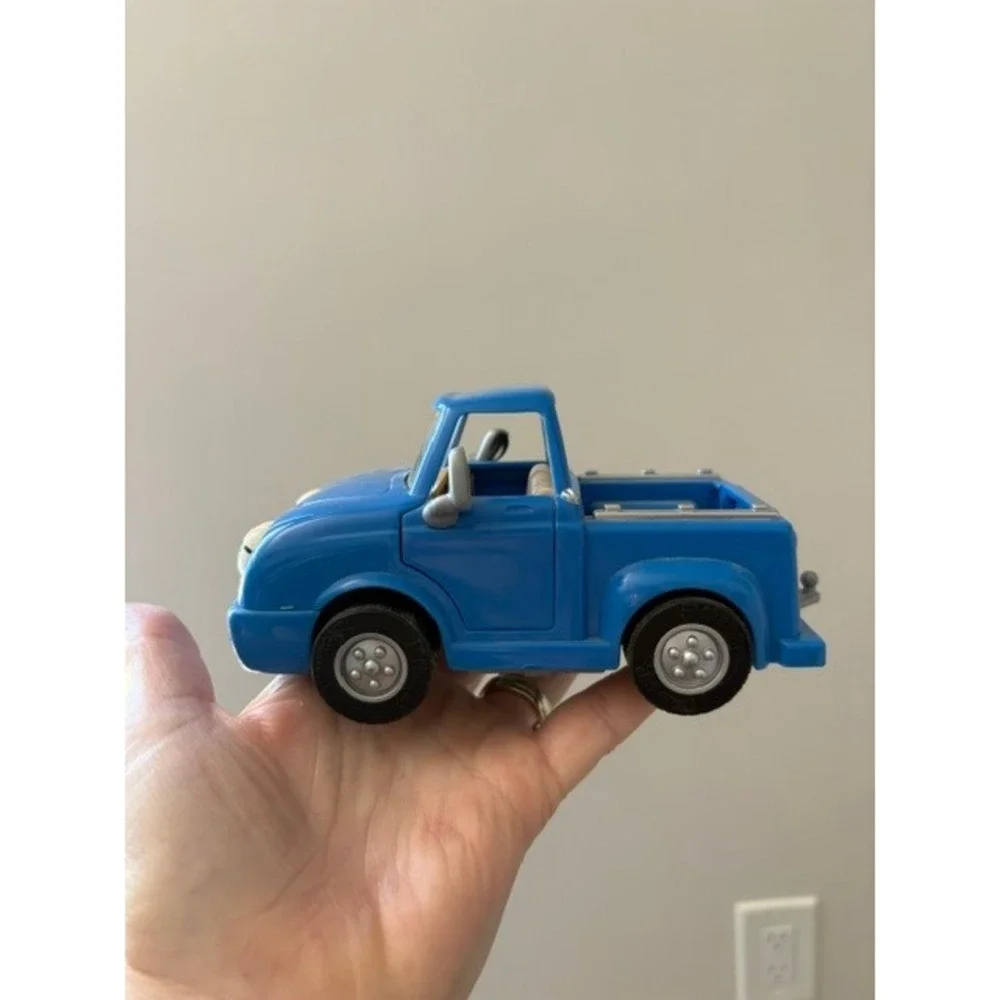 Chevron Cars Pete Pick-Up No 7 Blue Toy Truck Collectible Techron Vintage Style